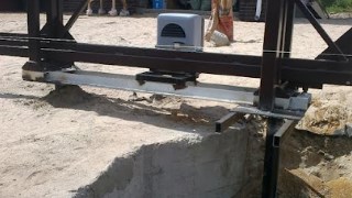 Купить сваи для ворот в Великие Луки. Заказать ворота на сваях под ключ от 21832 руб
